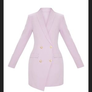 Pretty little thing lilac/lavender blazer dress